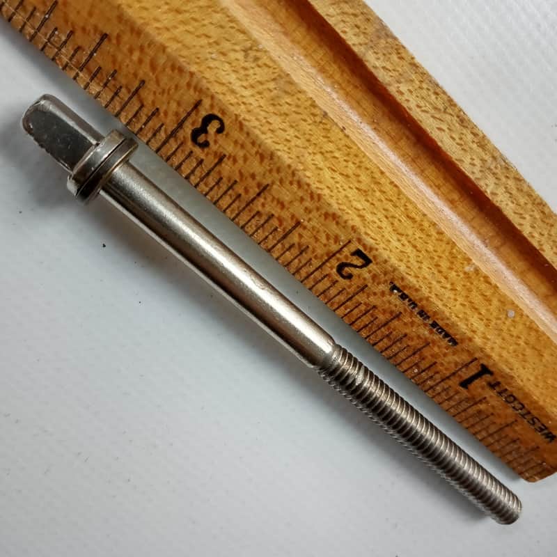 Ludwig&Ludwig 1+Tension 3 1/8"T-Rod Snare Drum/Tom Nickel Plating Vintage 40s*EX image 1
