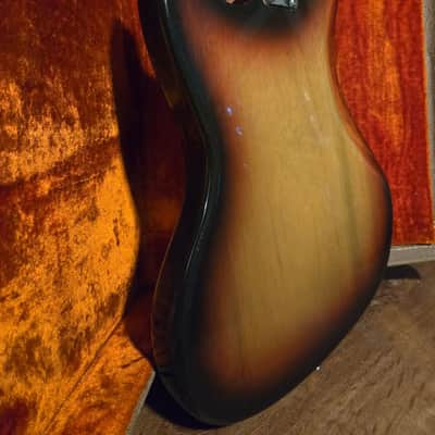 1971 Fender Jazz Bass with Rosewood Fretboard - Sunburst image 12