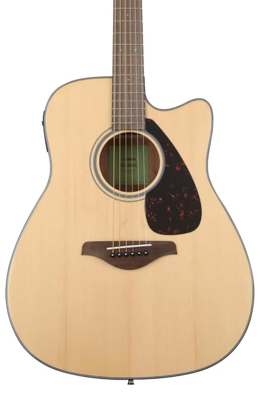 Yamaha FGX800C Dreadnought Cutaway Acoustic-electric Guitar - Natural image 1