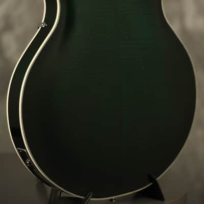 early 1970's Yamaha SA-50 Aruba Green with FLAME MAPLE top + back!!! image 18