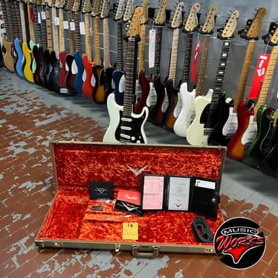 Fender   Custom Shop 62 Stratocaster Relic Antique Olympic White image 12