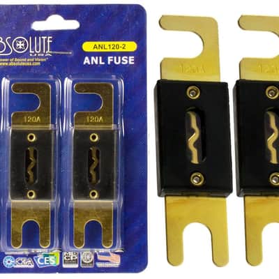 Absolute USA ANL120-2 2 Pack ANL 120 Amp Fuse image 1