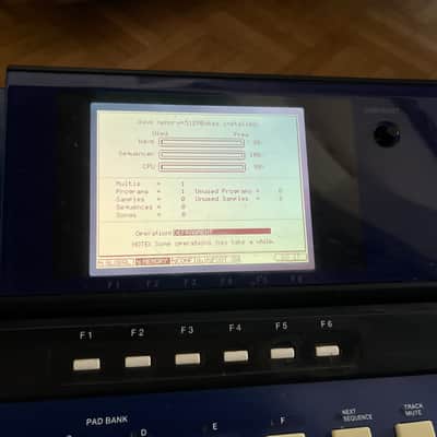 Akai MPC4000 Music Production Center 2002 - 2007 - Blue image 4