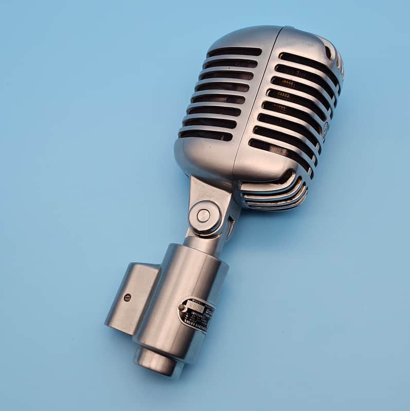 ☆Vintage 1950s Shure 556S Dynamic Microphone - Elvis Mic 55S 55 Fatboy image 1