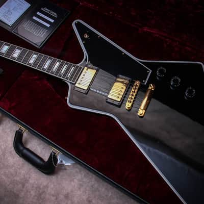 GIBSON USA Custom Shop Explorer Custom "Ebony Gloss + Ebony" (2024) image 1