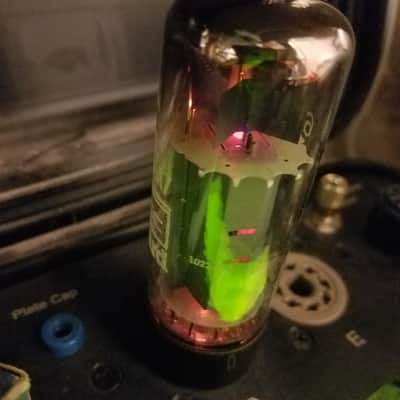 Mullard 1% Tight Matched Pair (2) EL34 6CA7 dual getter tNOS AT1000 TESTED Vacuum Tubes Blackburn Xf2 brown base Power Pentode 1962-1968 image 6