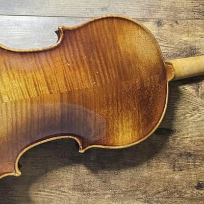 1969 |W. GER| E.R. Pfretzschner 4/4 Violin | Flamed Back | New Custom Bridge | New Zyex | New Bow image 2