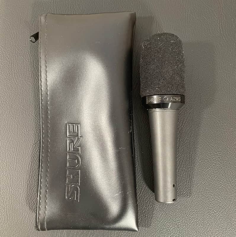 SHURE SM57 DYNAMIC MICROPHONE with SHURE A2WS WINDSCREEN and BAG MINT MINT MINT image 1
