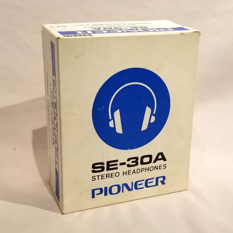 Casque Pioneer SE-30A Vintage Japonais – Son Stéréo Authentique Avec étui Beige