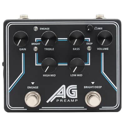Demonfx AG BASS Preamp Effect Pedal Free US Ship