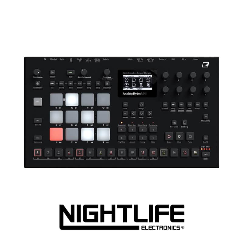 Elektron Analog Rytm MKII 8-Voice Analog Drum Computer & Sampler