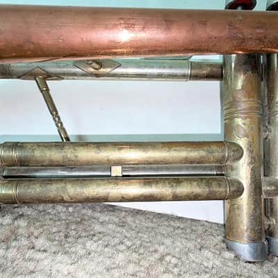 Conn Director "Shooting Star", 18B Trumpet 1956 Tri tone, brass, Nickel, Coprion Bell PLAYER image 6
