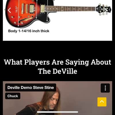Bootlegger Deville peter distefano '98 semi hollow signature porno for pyros, jane's addiction, psychedelic furs image 10