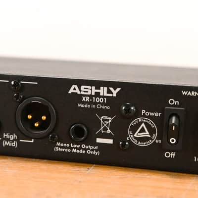Ashly XR-1001 Stereo 2-Way, Mono 3-Way Crossover CG010DW | Reverb