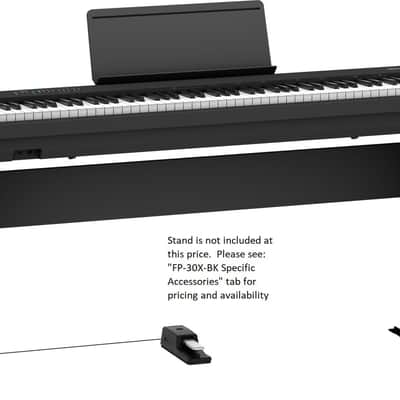 Roland FP-30X-BK 88-key Digital Piano, Black image 9