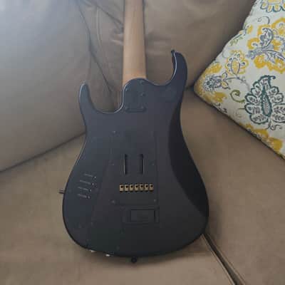 Ernie Ball Music Man John Petrucci Signature JP15-7 2020 - Present - Trans Black Burst Flame image 6