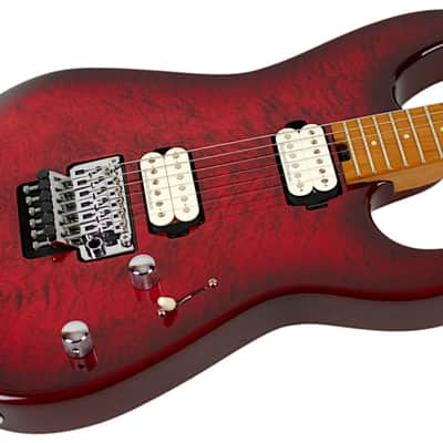 New Charvel Pro-Mod Plus San Dimas Style 1 HH Floyd Rose SD1Q Sangria Burst #MC25000602 image 2