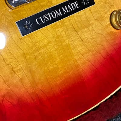 1979 Gibson Les Paul KM Cherry Sunburst "Custom Made Plaque" image 4
