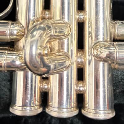 Yamaha Xeno Trumpet, Silver Finish, Gold Brass Bell, Model YTR8335RG image 7