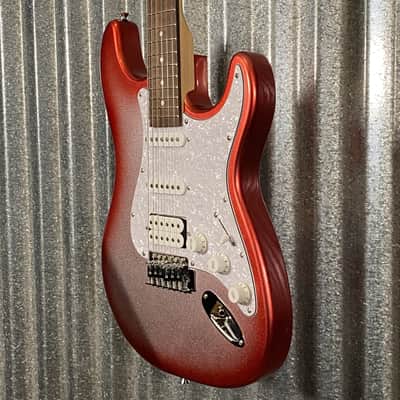 Musily MST-1 Strat Style HSS Guitar Candy Apple Redburst #060520260001 Used image 5