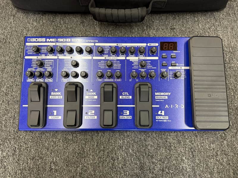 Boss ME-90B Bass Multiple Effects With Carry Bag 2024 - Present - Blue image 1