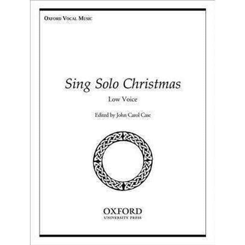 Hal Leonard Sing Solo Christmas low Voice Edited by Carol Case...