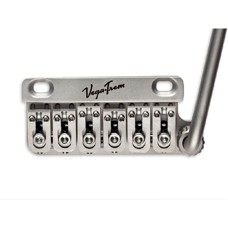Vega-Trem VT1 Ultra Trem 2-posts Satin Chrome for Strat image 1