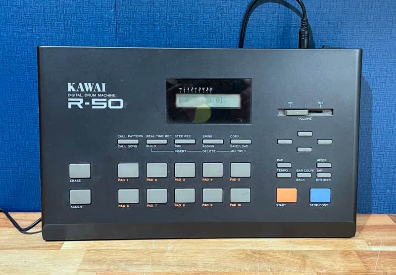 Kawai R-50 Synthpop / Industrial / EBM 80s Drum Machine New Internal Battery image 1