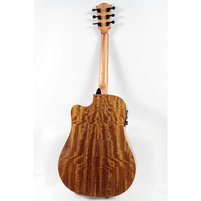 Lag Guitars Tramontane HyVibe THV20DCE Dreadnought Acoustic-Electric Smart Guitar Regular Natural image 2