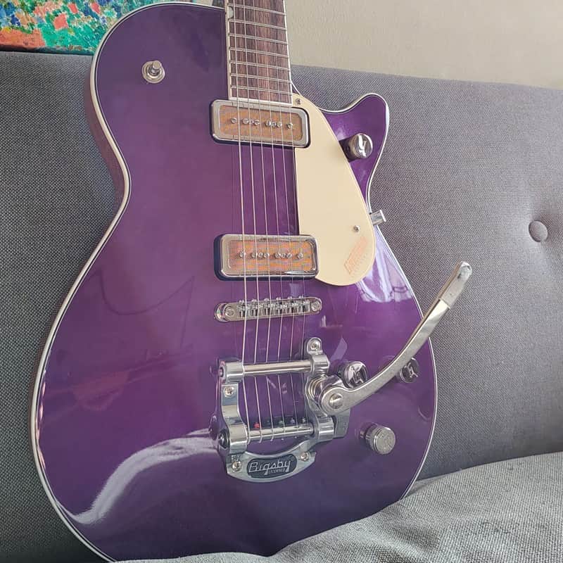 Gretsch G5210T-P90 Electromatic Jet Two 90 (DylanTalksTone) with Laurel FB in Amethyst image 1
