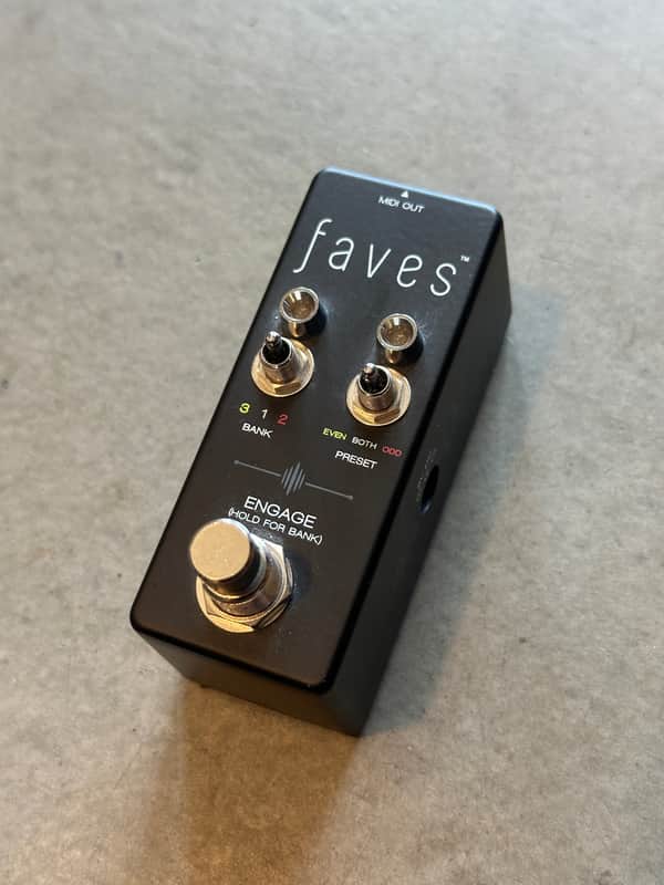 Chase Bliss Faves 3 Bank Midi Controller Guitar Pedal