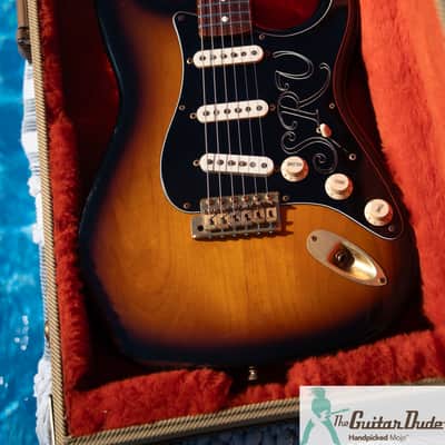 1992 Fender SRV Stevie Ray Vaughan Signature Stratocaster - First Year Run & All Original TONE MONSTER w Tons of MOJO - Pro Set Up w Perfect Frets/Action/Intonation! image 6