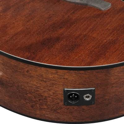 Ibanez AJ54E Jumbo Acoustic-Electric Guitar, Solid Okoume Top image 4