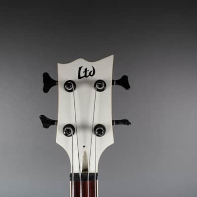 ESP LTD Viper 254 4-String Electric Bass White with Hardshell Case