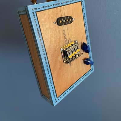 Taconic #232 4 String Electric Cigar Box Mandolin - Punch Gran Puro Toro - Video image 15
