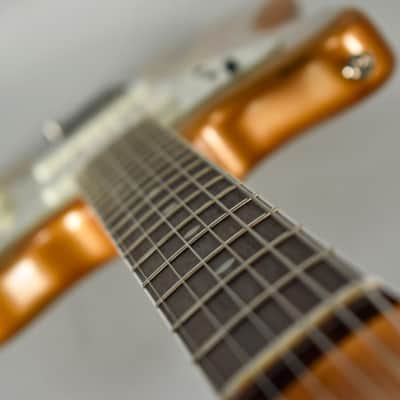 New Guardian Hand Painted Guitars "Golden Orient" Fender Jazzmaster w/HSC image 17