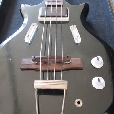 Rare Supro Pocket Bass 1966 Black (OHSC) image 10