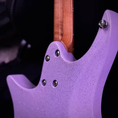 Strandberg Guitars Classic 6 w/ flame maple neck - Lilac Sparkle Gloss image 12