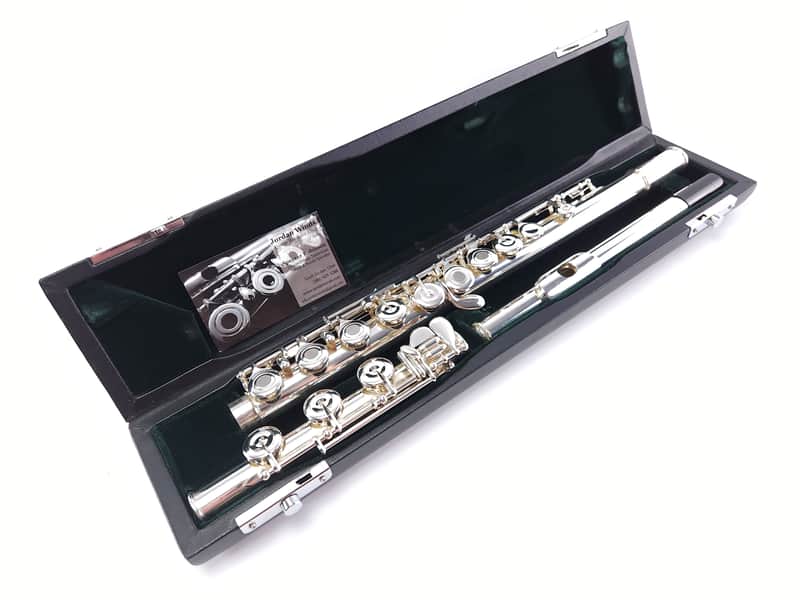 Reconditioned++ Pearl PF 765 RBE Silver Step Up Pre Pro Flute Open Hole Split E