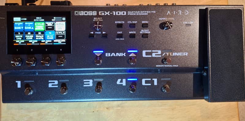Boss GX-100 Guitar Effects Processor 2022 - Present - Black image 1