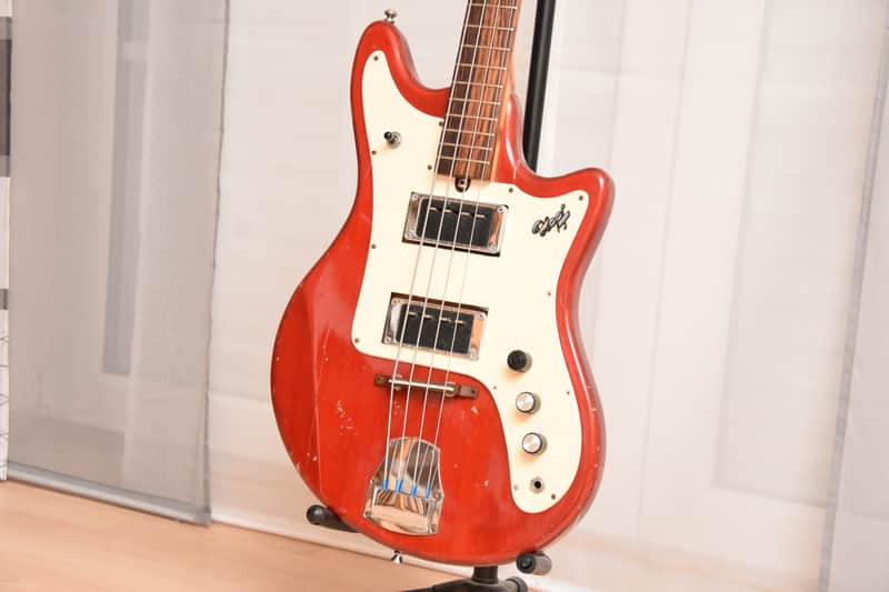 Hopf Twisty – 1960s German Vintage Solidbody Bass Guitar / Gitarre image 1