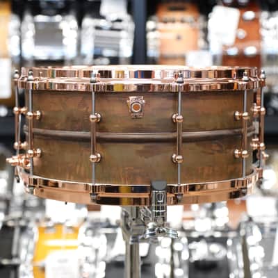 Ludwig 6.5x14" Copperphonic w/ Copper Hardware & Tube Lugs LC663TC image 7