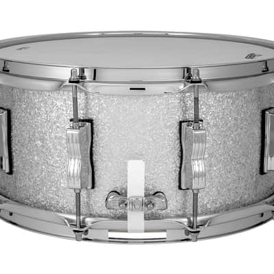 Ludwig *Pre-Order* Classic Oak Silver Sparkle 5x14" Kit Snare Drum |  Made in the USA | NEW | Special Order | Authorized Dealer image 3