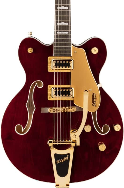 Gretsch G5422TG Electromatic Classic Hollow Body Double-Cut Guitar with Bigsby and Gold Hardware, Laurel Fingerboard, Walnut Stain image 1