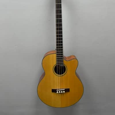 Fender GB41SCE Acoustic Bass Guitar, Natural image 2