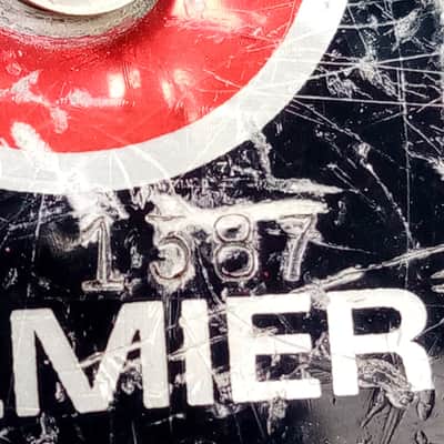 Premier Serial#1587 Badge Made In England Bass/Snare/Tom Drum Vintage 70s UK Tag image 2