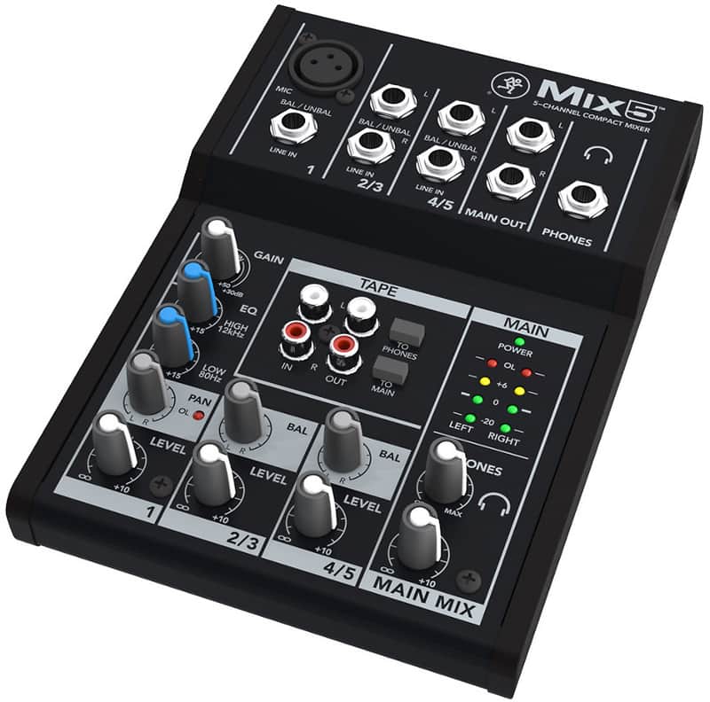 Mackie MIX5 5-Channel Compact Mixer image 1