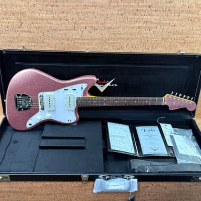 Fender Custom Shop '63 Jazzmaster Relic - Aged Champagne Sparkle w/ Matching Headstock image 1