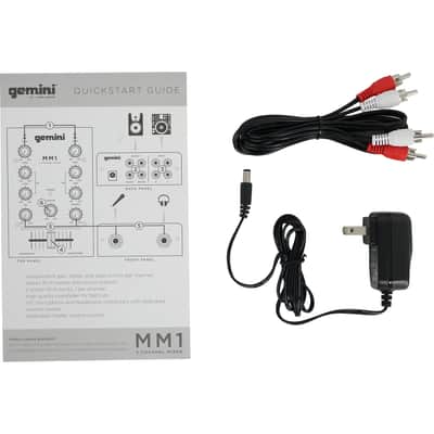Gemini MM1 Pocket-Sized 2-Channel DJ Mixer w/ 2-Band EQ+Laptop Backpack image 9