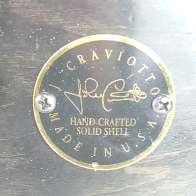*DW/Craviotto 5x14" 1998 1ply Maple Snare Drum Hand-Crafted Solid Shell 24K Gold image 4